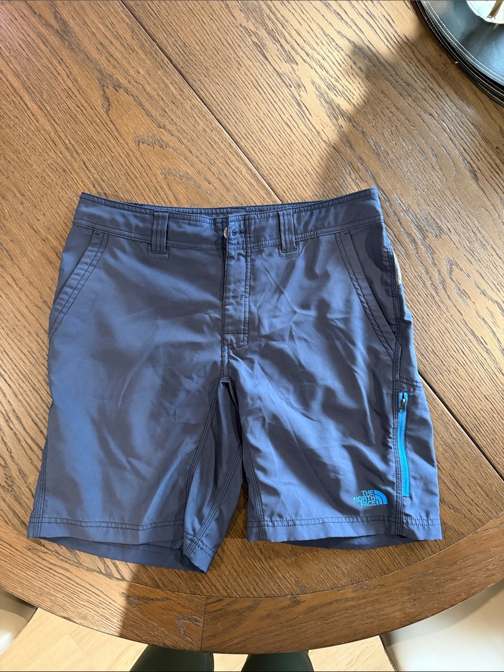 The North Face Men's Slate Blue Swim Hybrids with Teal Zip